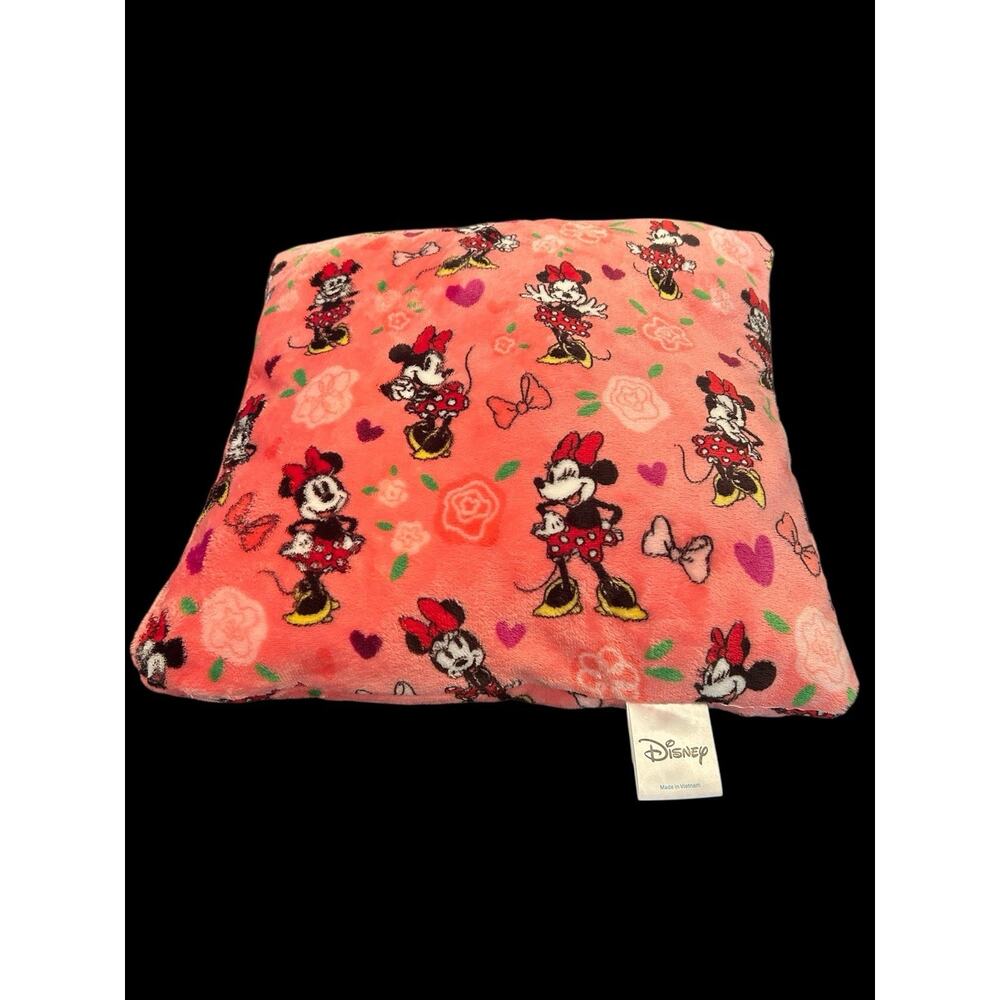 Minnie Mouse 15” Pink Pillow With Hearts & Bows‎ Disney Kohl’s